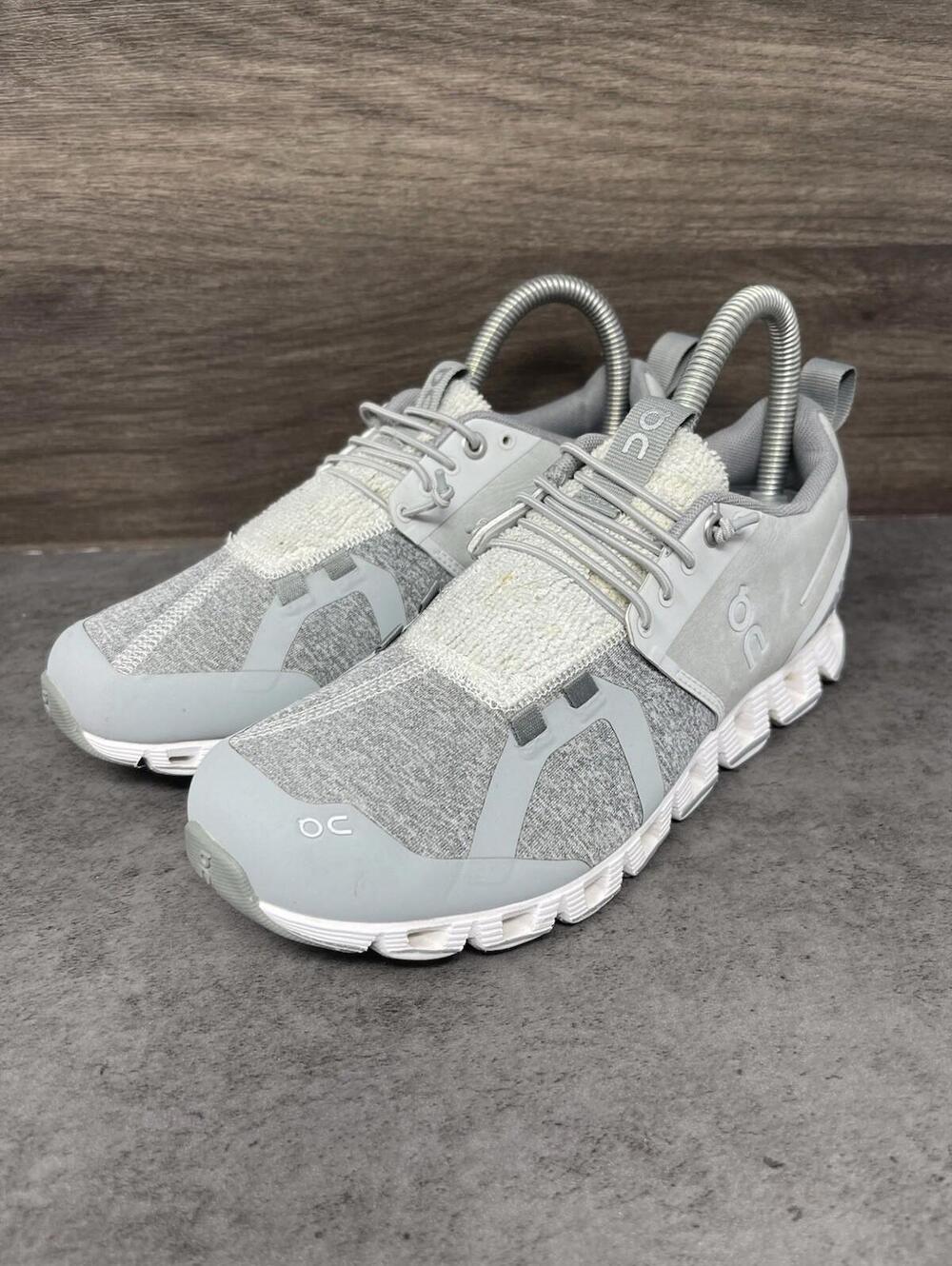 On Cloud Terry Running Sneakers Womens Size 5.5 Grey Athletic Trainer - Picture 2 of 11